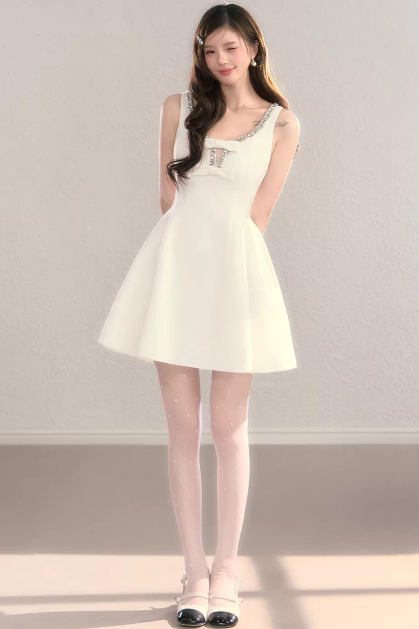 Diamond Bowknot Dress