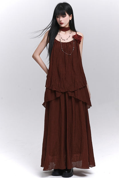 Chic Pink Skirt Top Set-Up