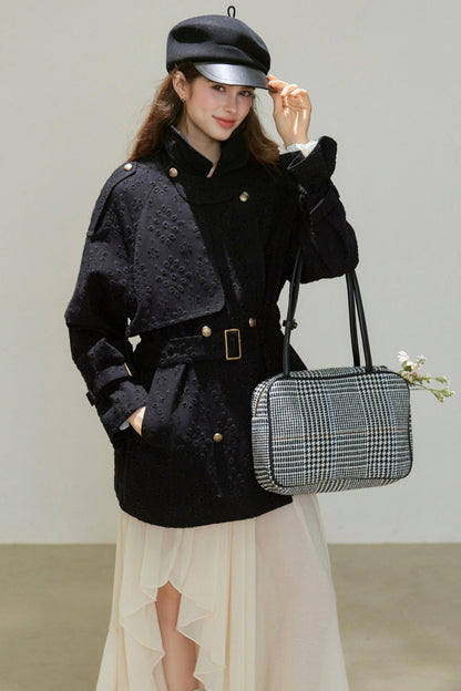 Autumn Double-Breasted Midi Coat