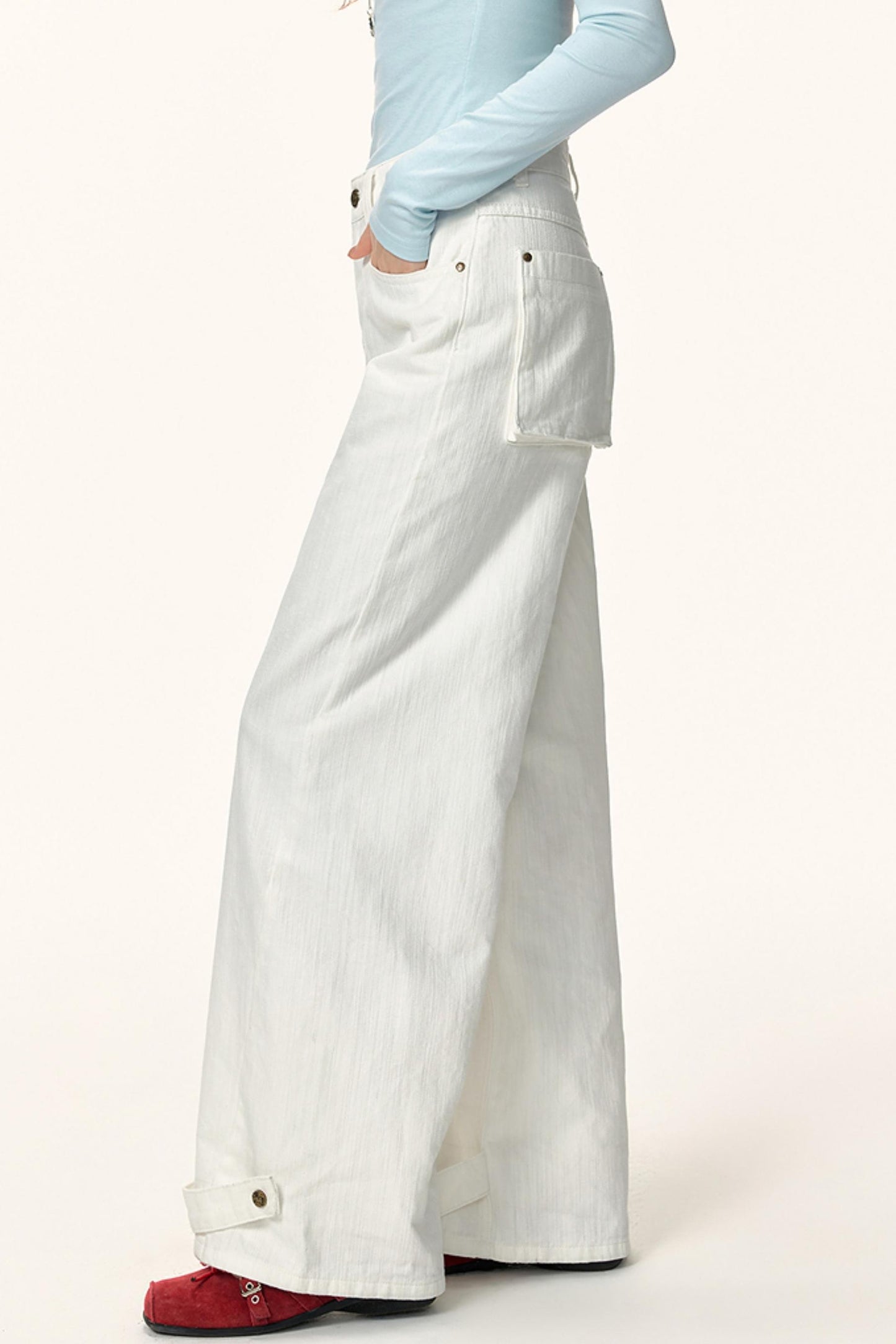 Versatile Winter Denim Pants