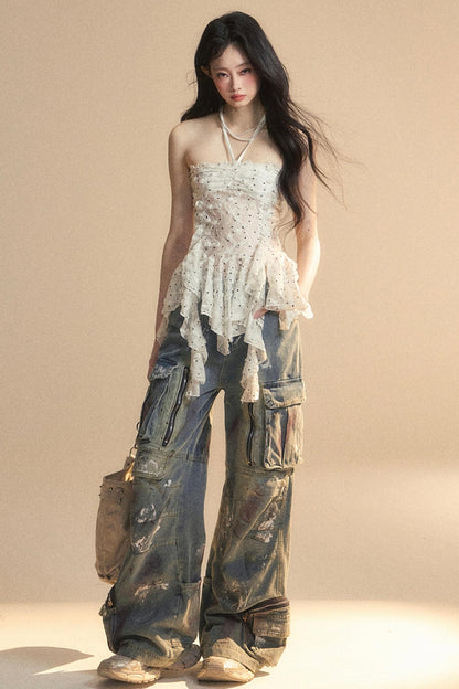 Elegant Night Flower T-Shirt