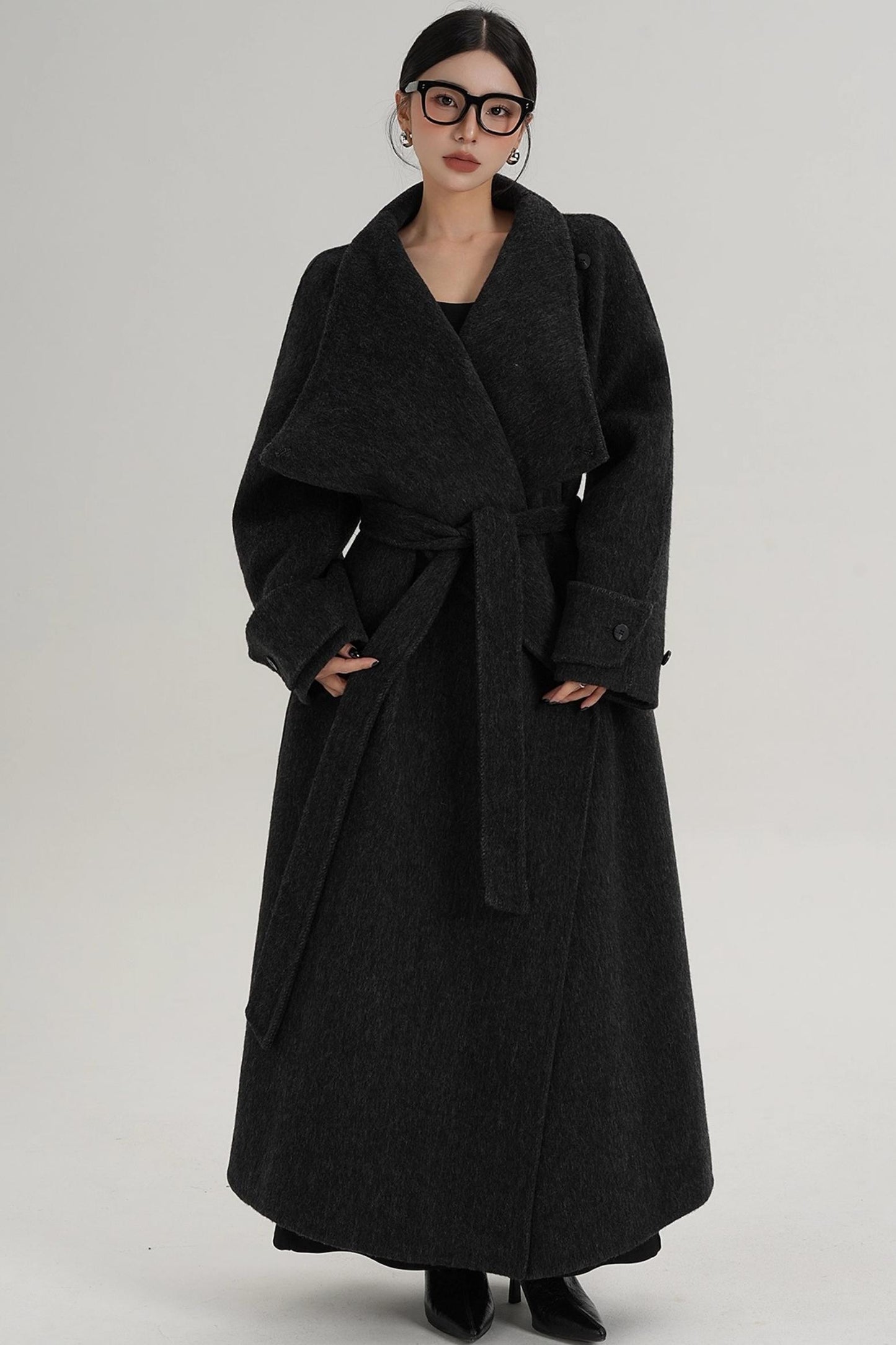 High-End Stand-Up Collar Coat