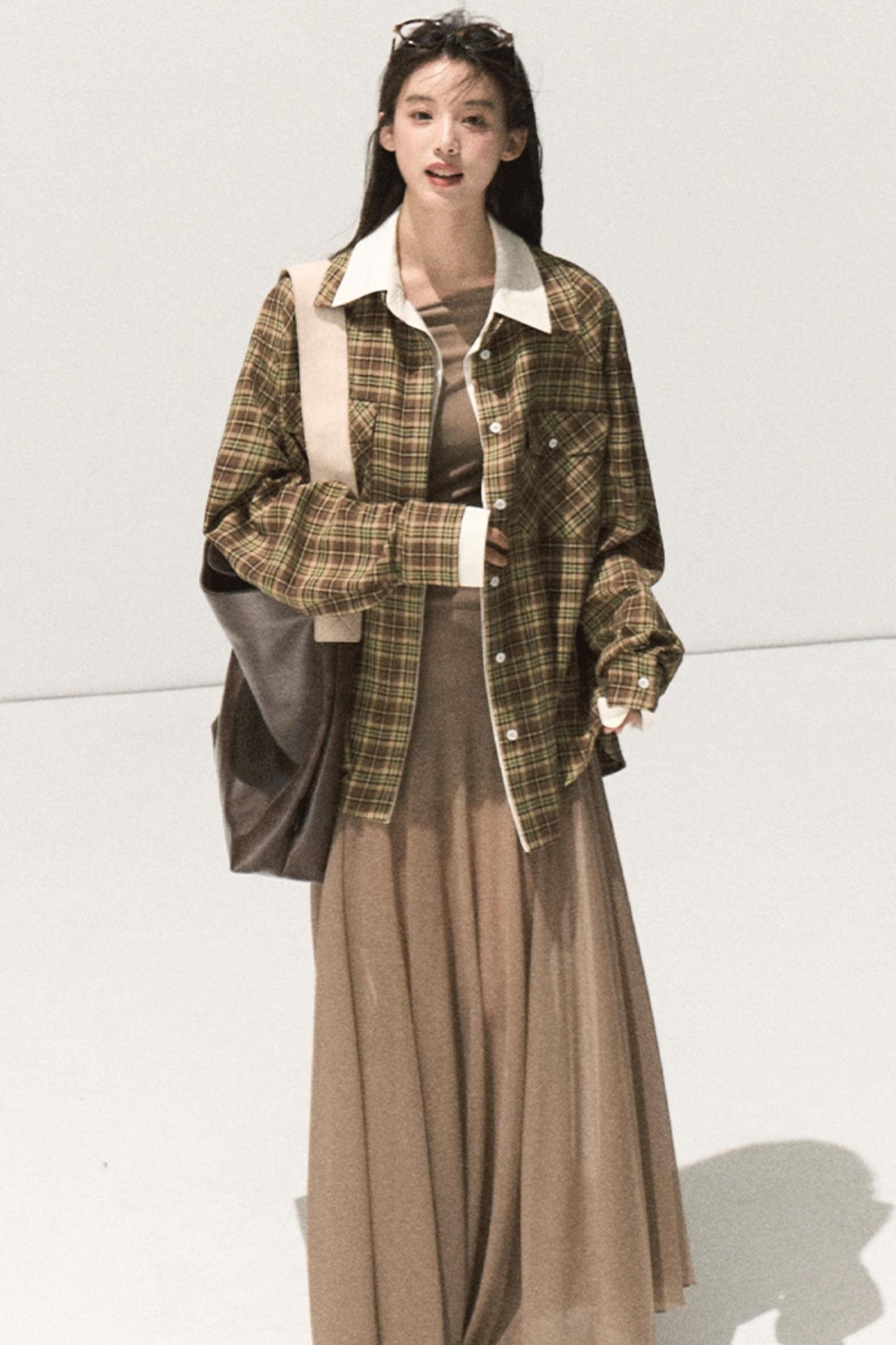 Soft Mist Shoulder Dress