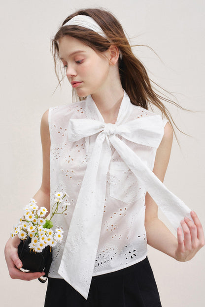 Romantic Bow Tie Vest