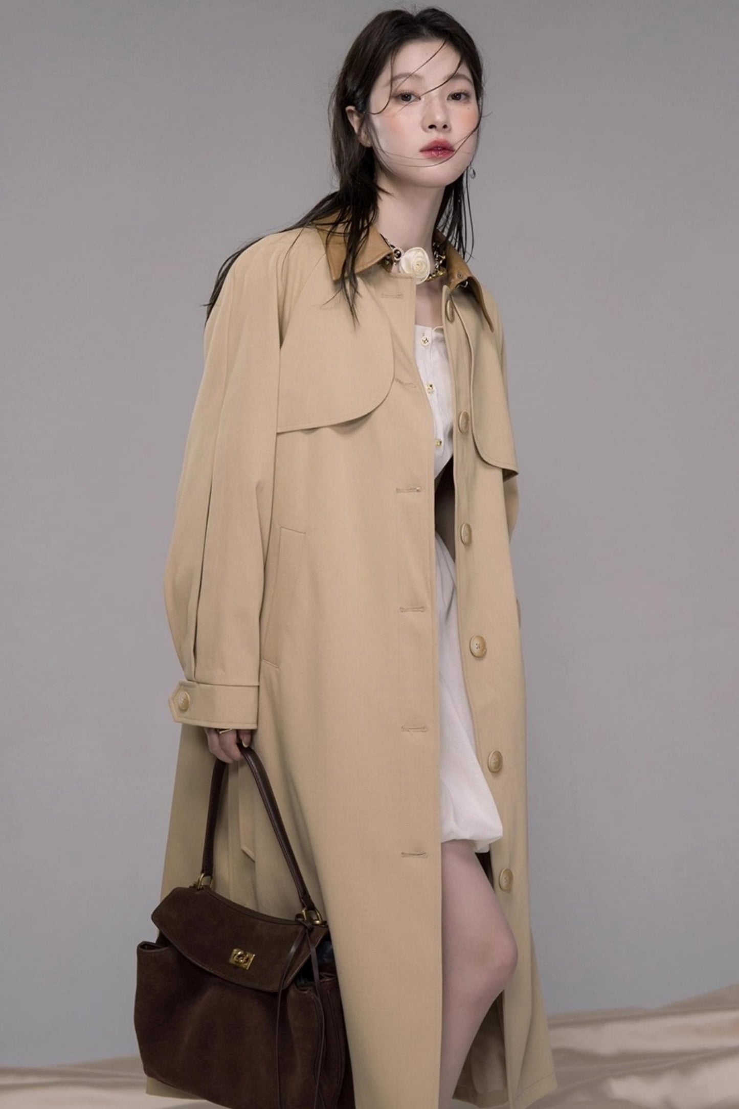 Nuansha Custom Wool Trench Coat