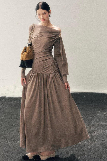 Ribbon Bodycon Winter Dress