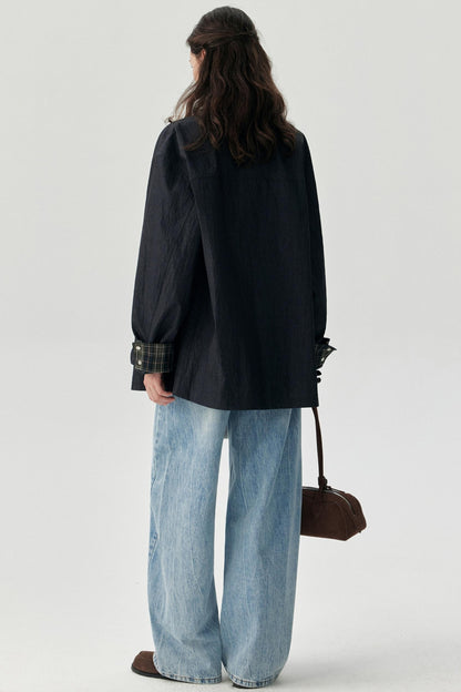 Vintage Patchwork Trench Coat