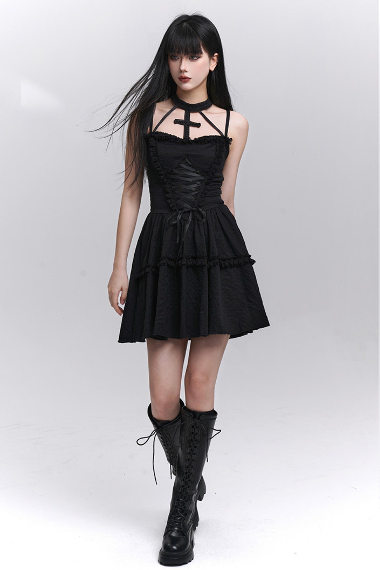 Gothic Halter Dress