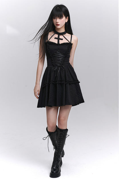 Gothic Halter Dress