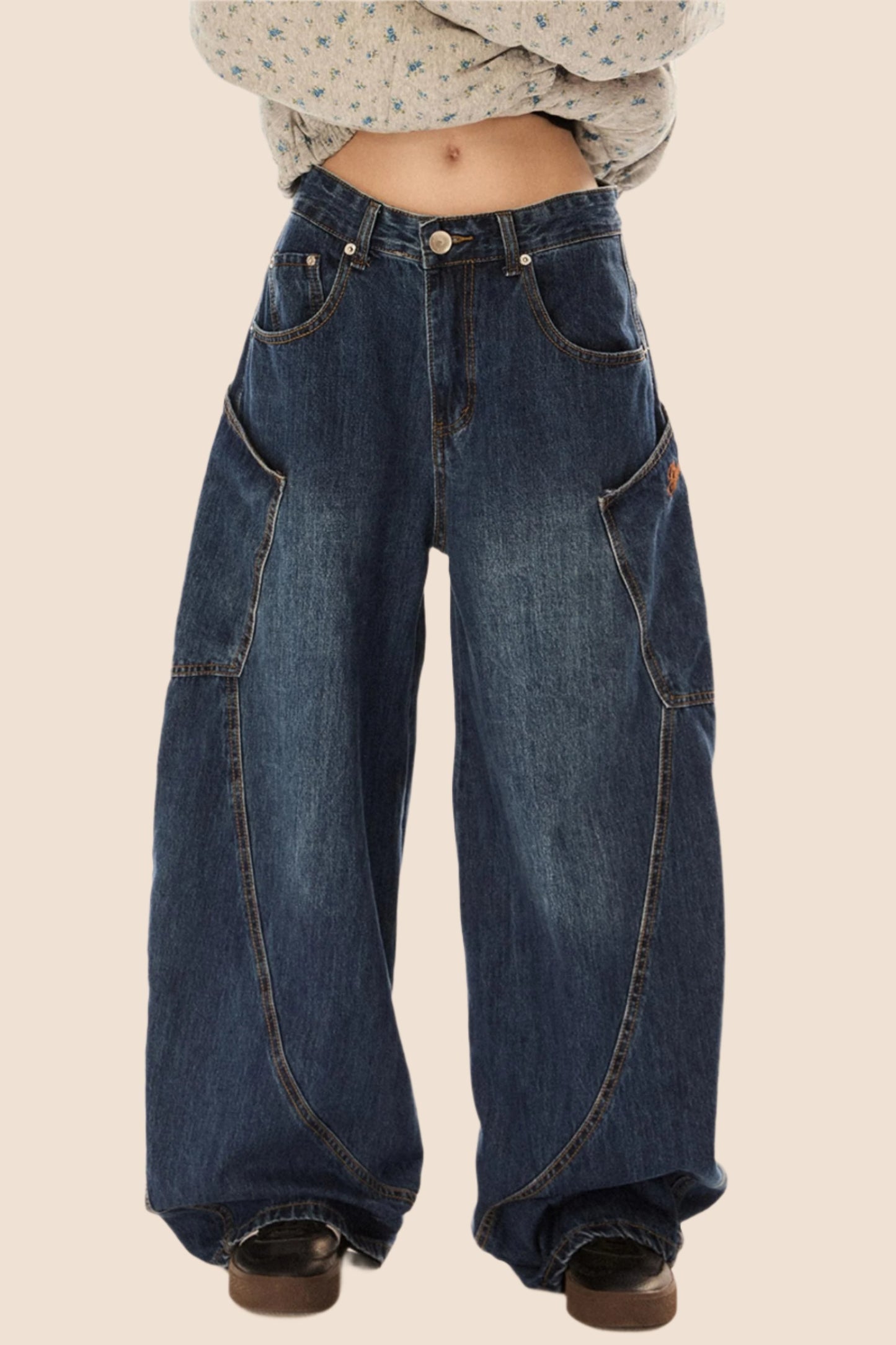 Original Straight Mop Jeans Pants