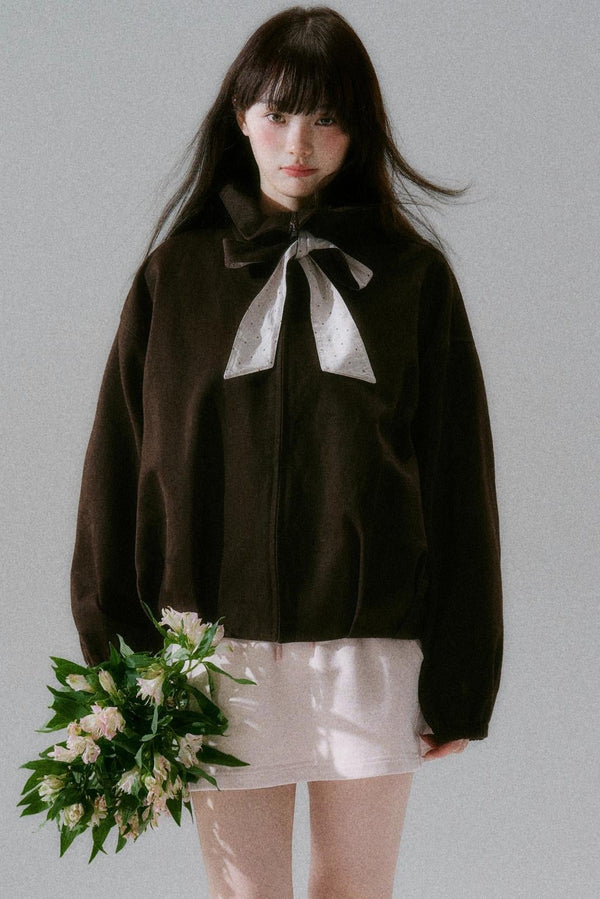 Caramel Croissant Patchwork Jacket