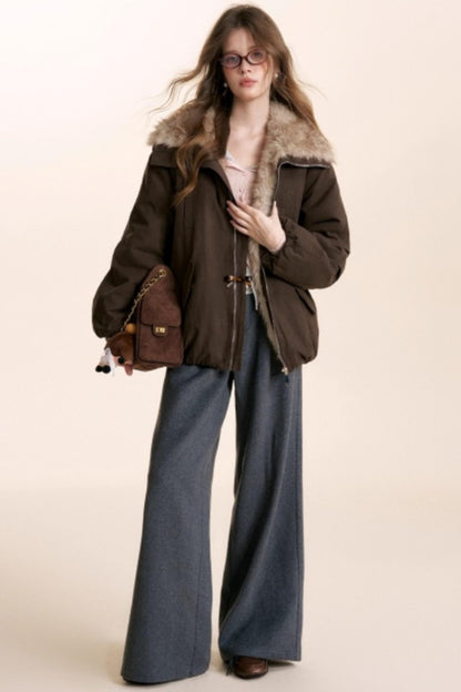 Romantic Lace Woolen Pants