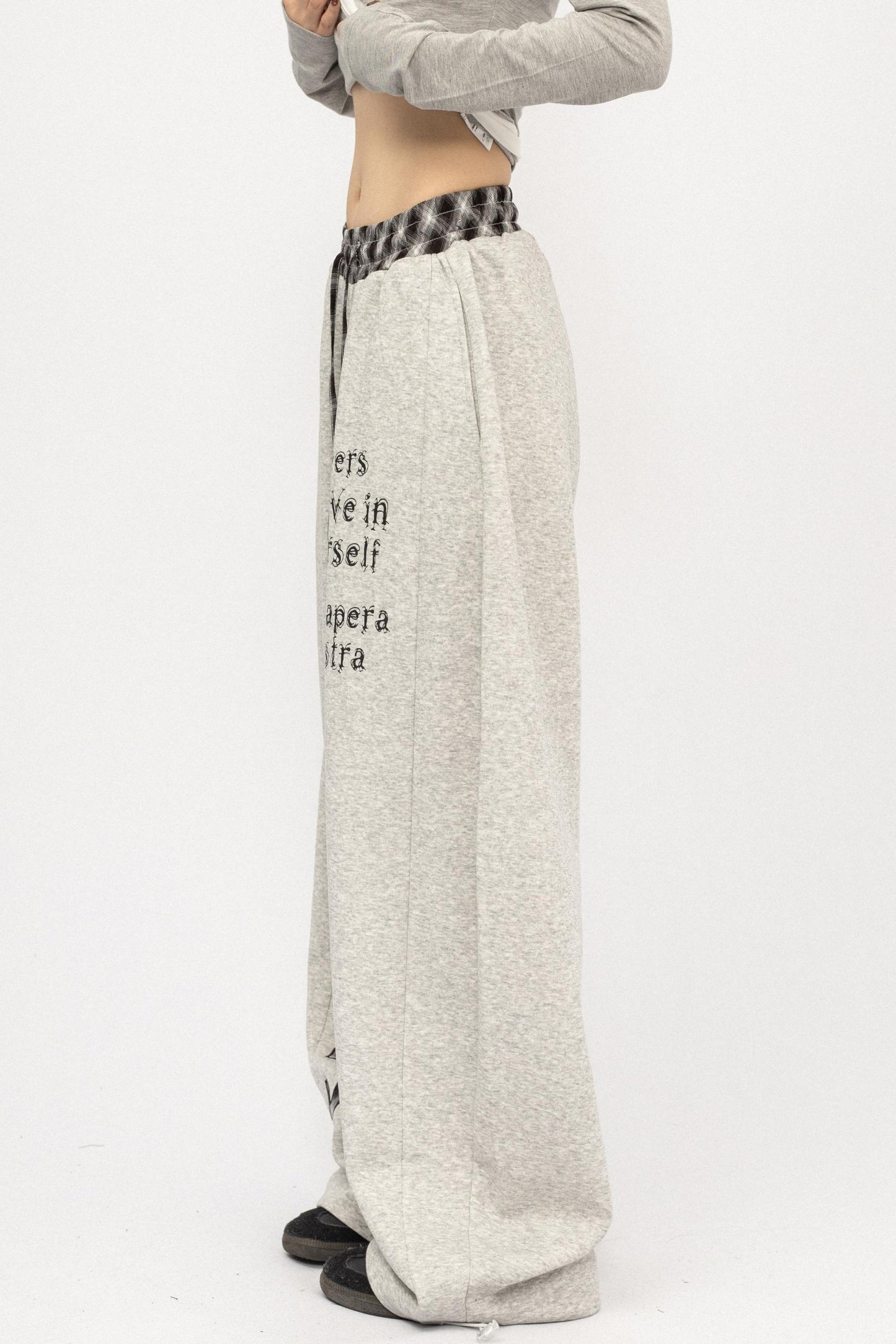 Retro Spice Girl Wide-Leg Pants