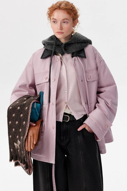 Cartoon Polka Dot Wool Scarf