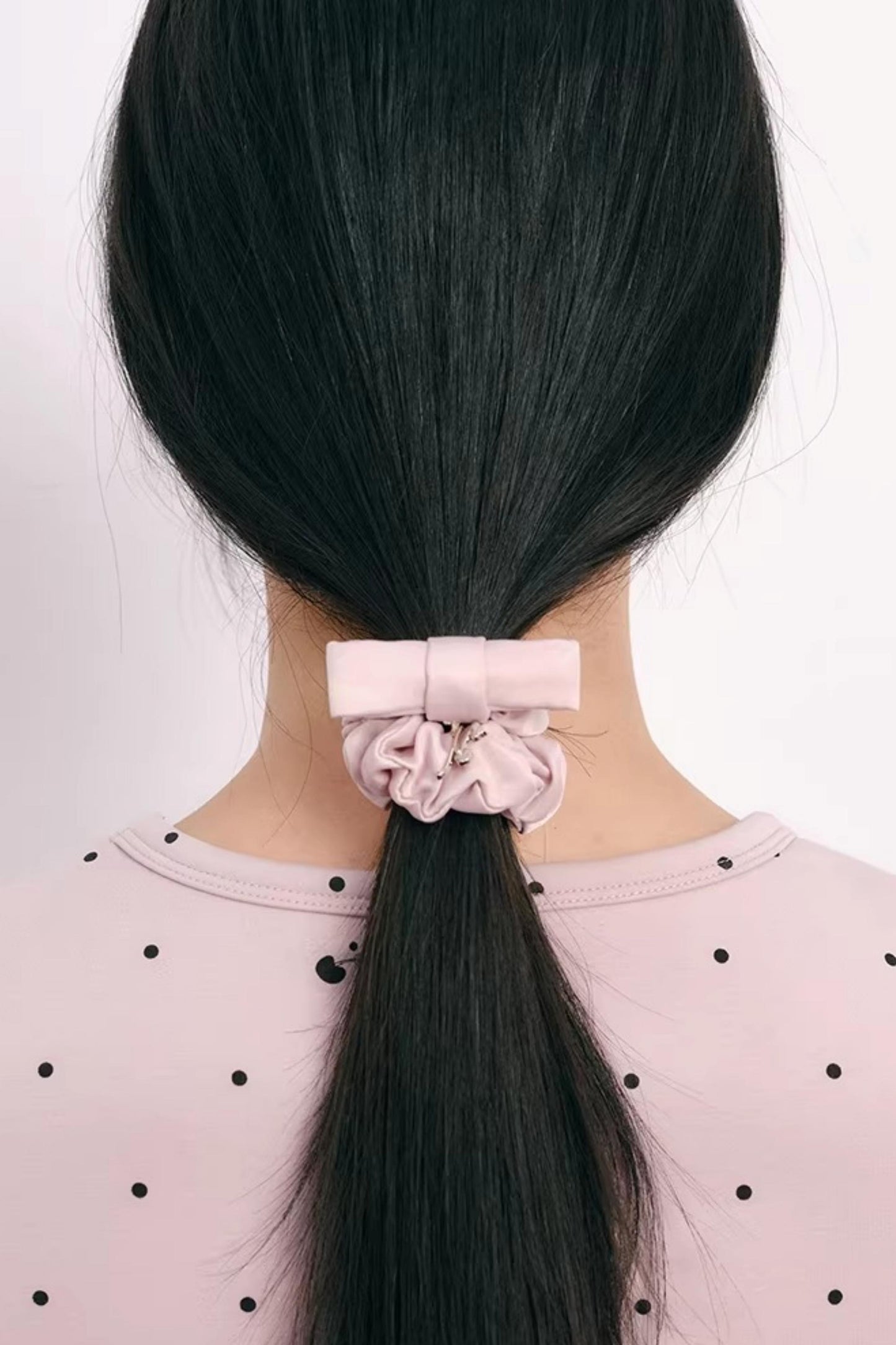 Butterfly Satin Bow Scrunchie