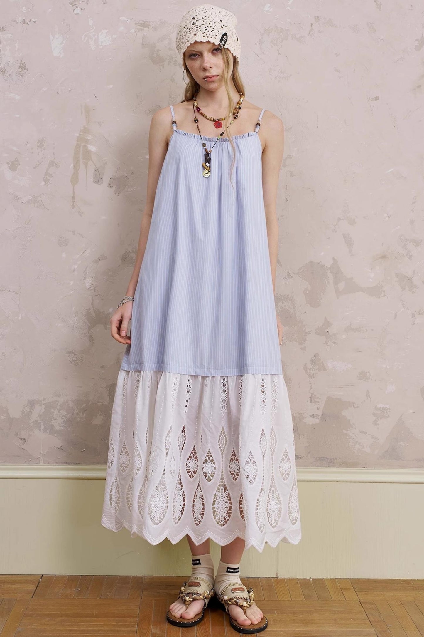 Textured Skirt Dress