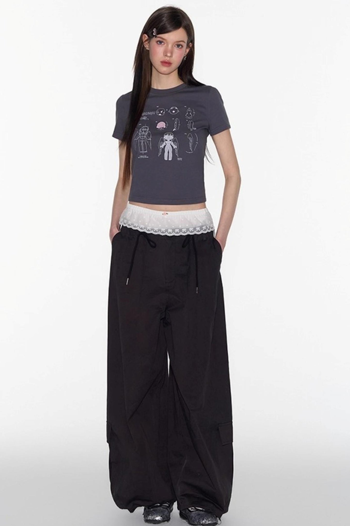 Cargo Drawstring Pants