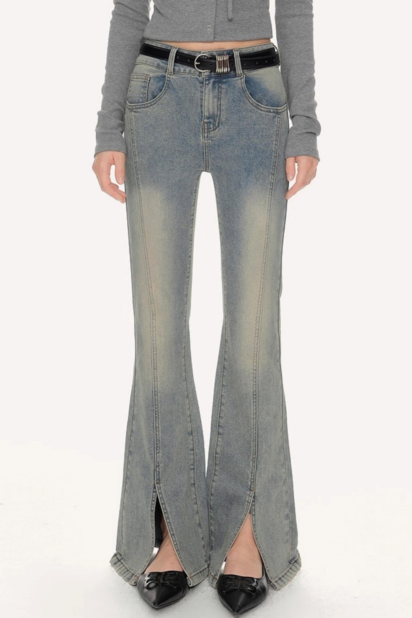 Spice High-Waisted Flared Jeans