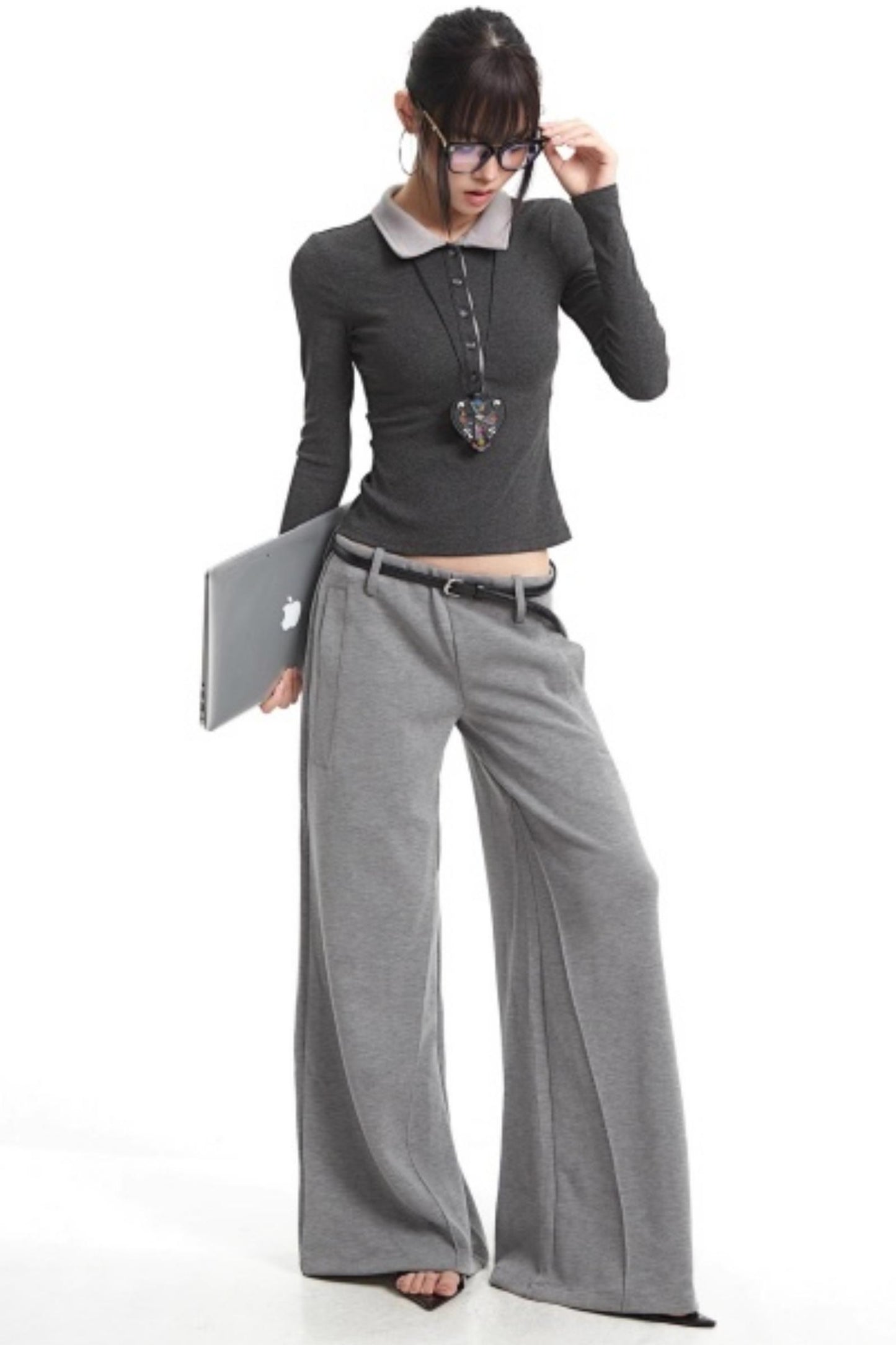 Retro Light Gray Sweatpants