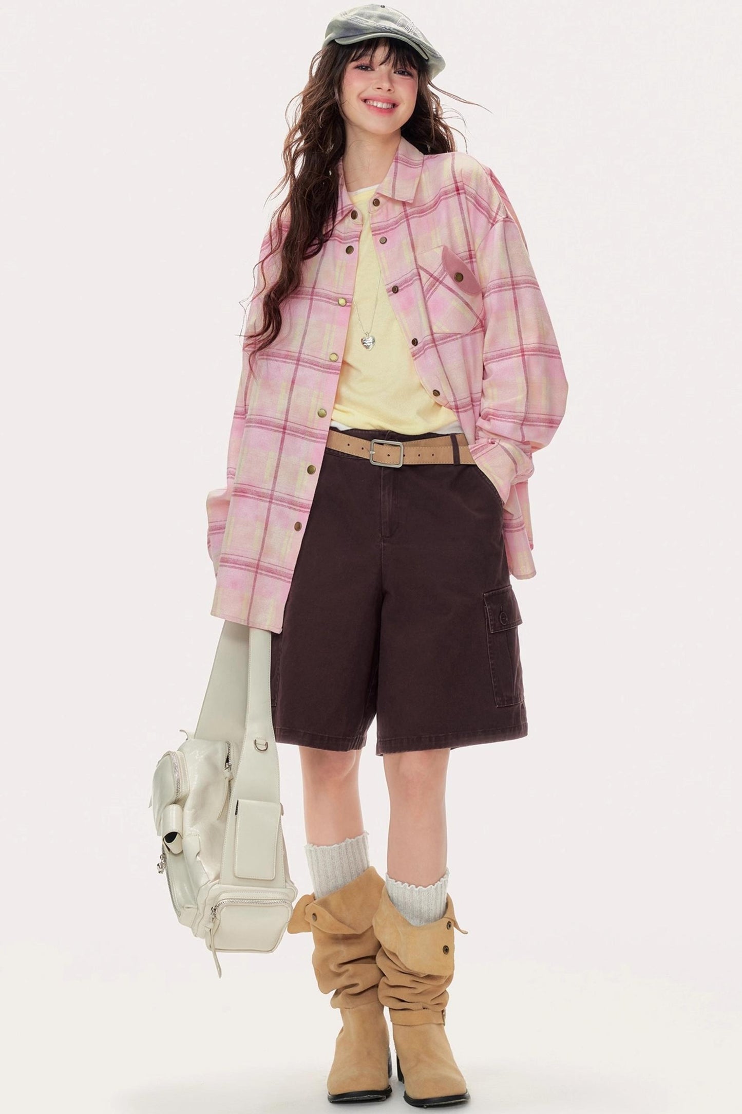 Pink Plaid Classic Shirt