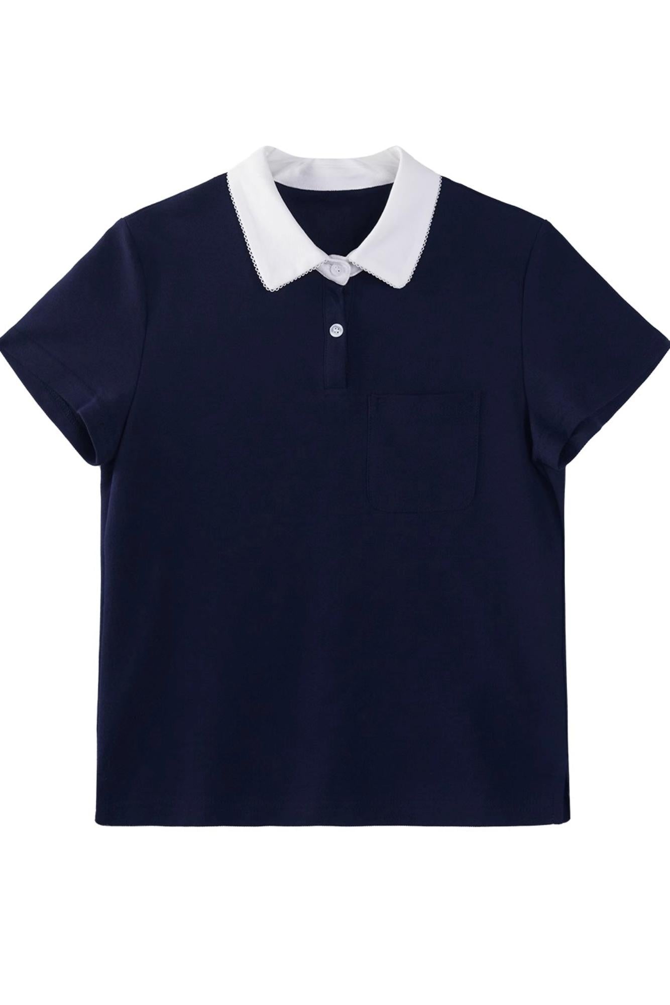 Color-Block Polo & Suspender Set-Up