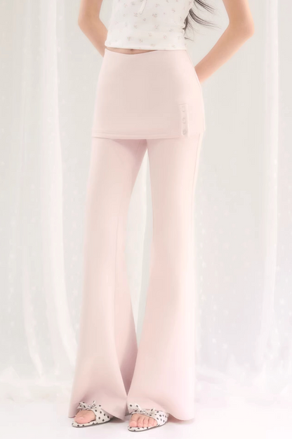 Korean Layered Flare Pants