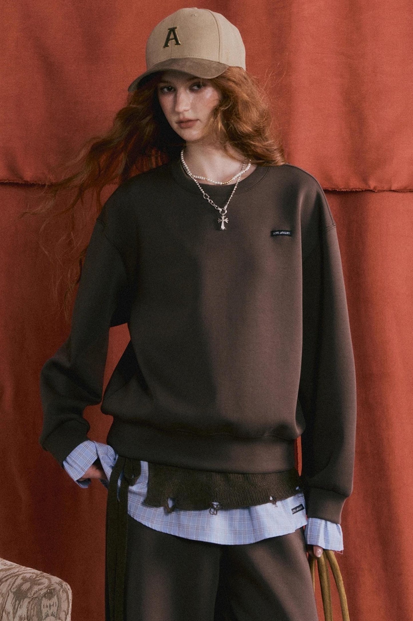 Retro Color-Blocked Baseball Cap