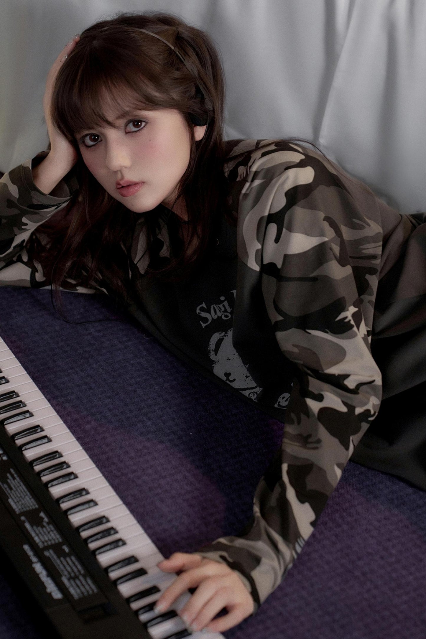 Autumn Style Gray Raglan Top