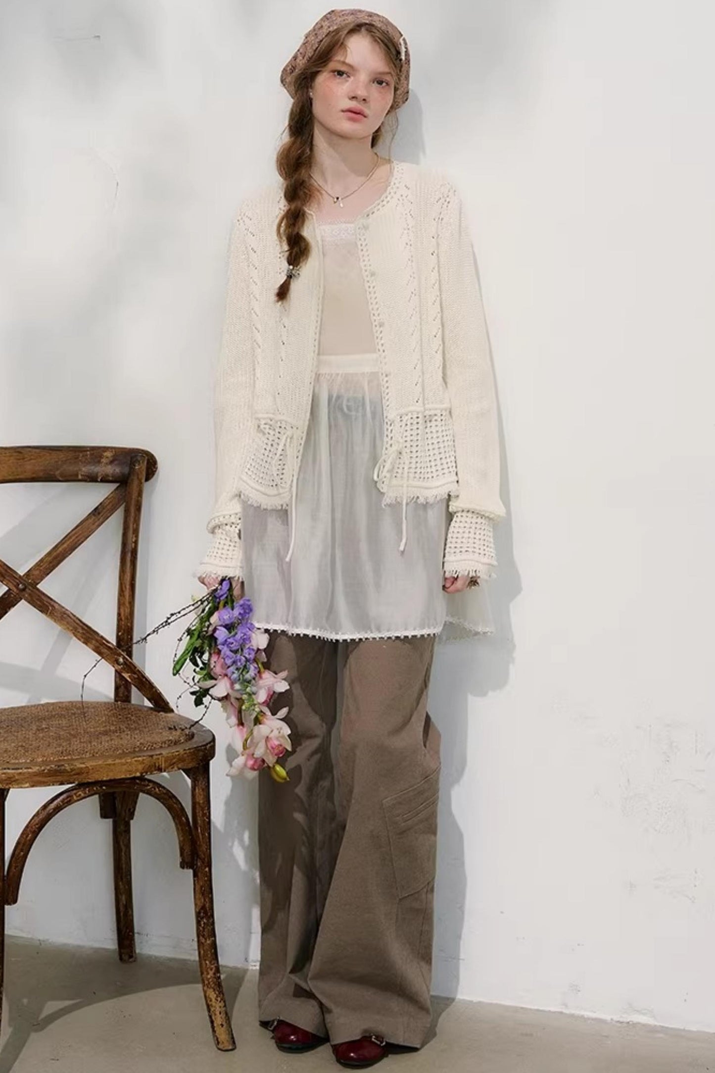 Vine Old Street Strickjacke