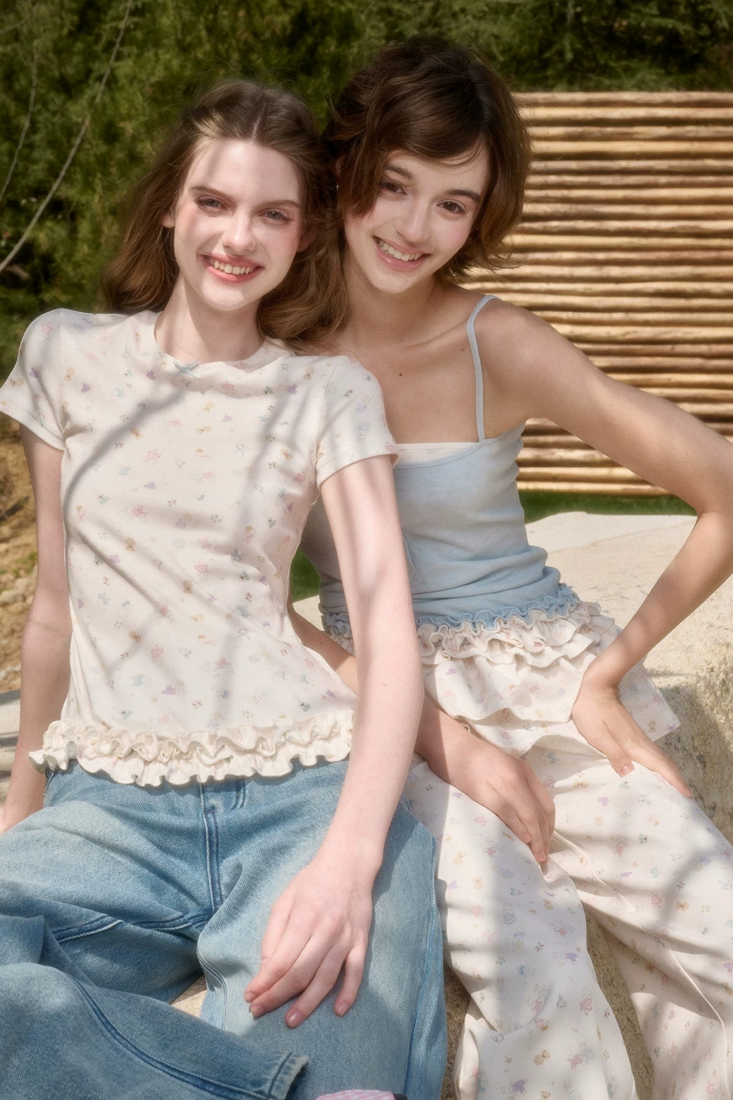 Milky Way Knit Lace Top