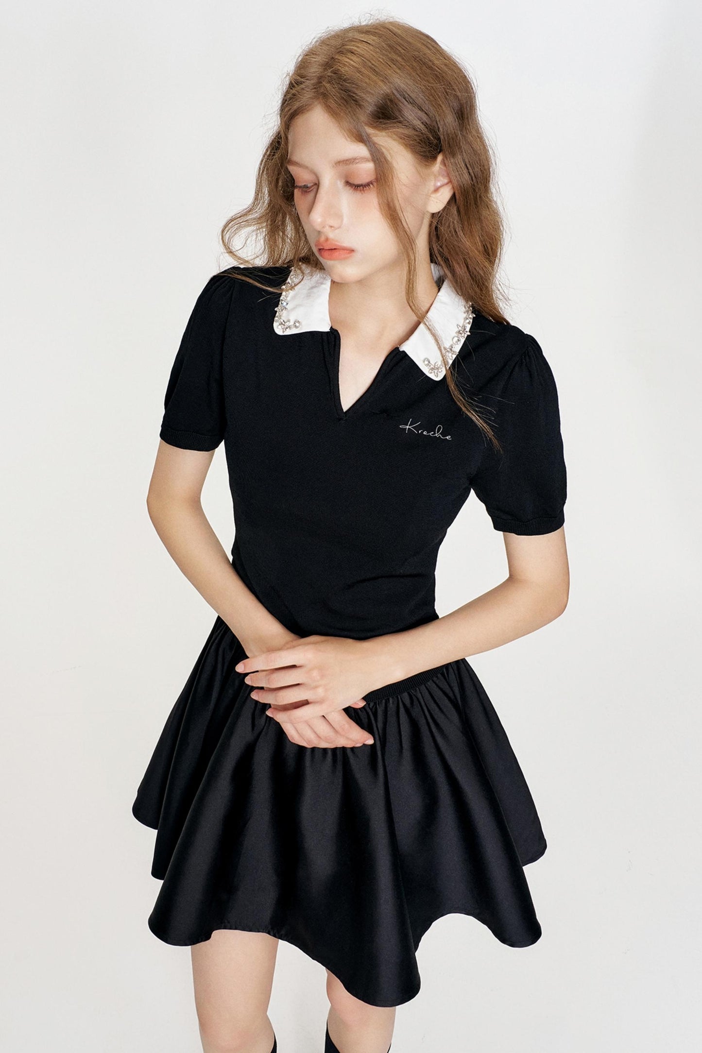 Star River Beaded Dress With Top Set-Up