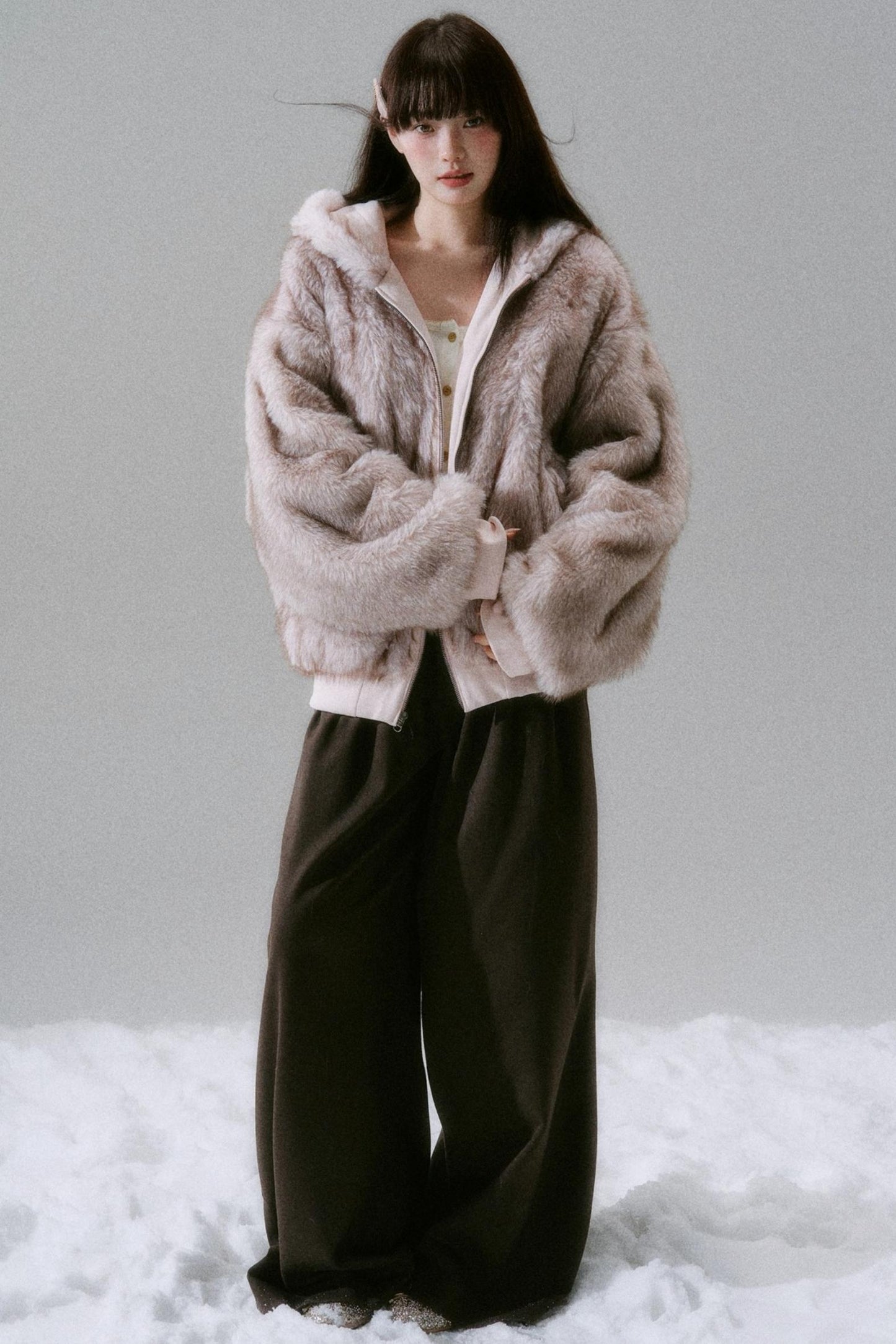 Casual Plush Reversible Jacket