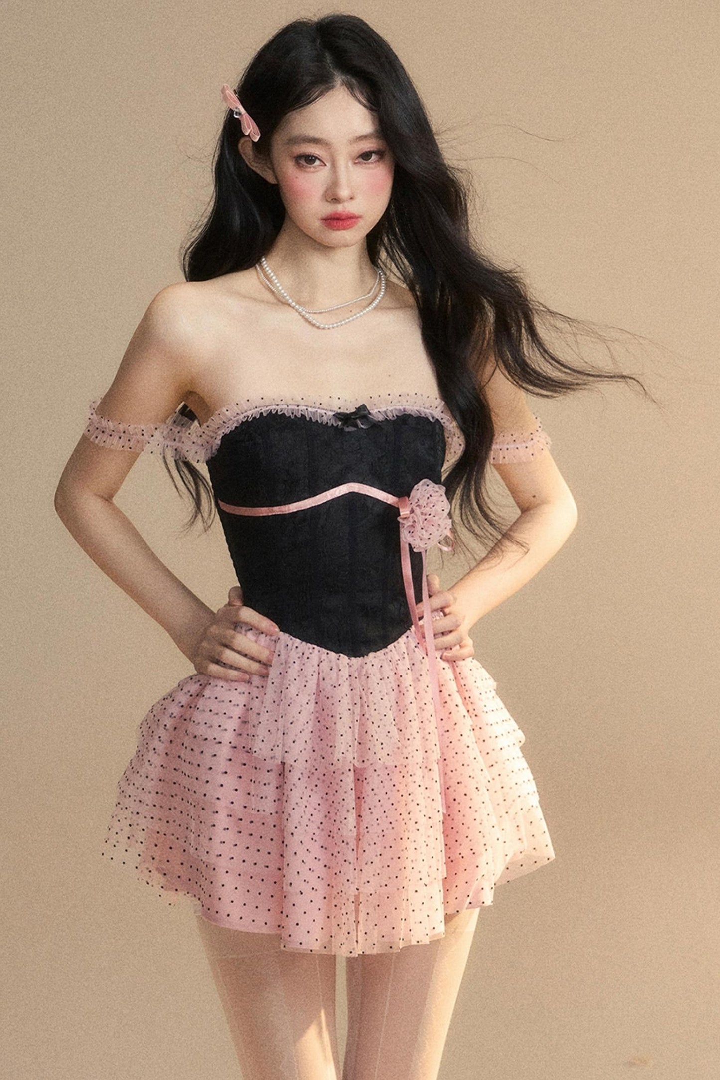 Slim Fit Cake Skirt Dress