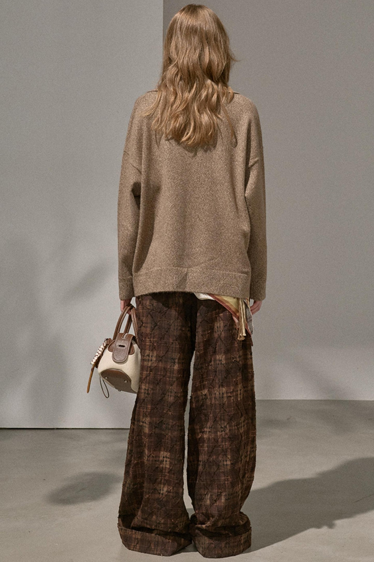 Volumetric Snowflake V-Neck Casual Top