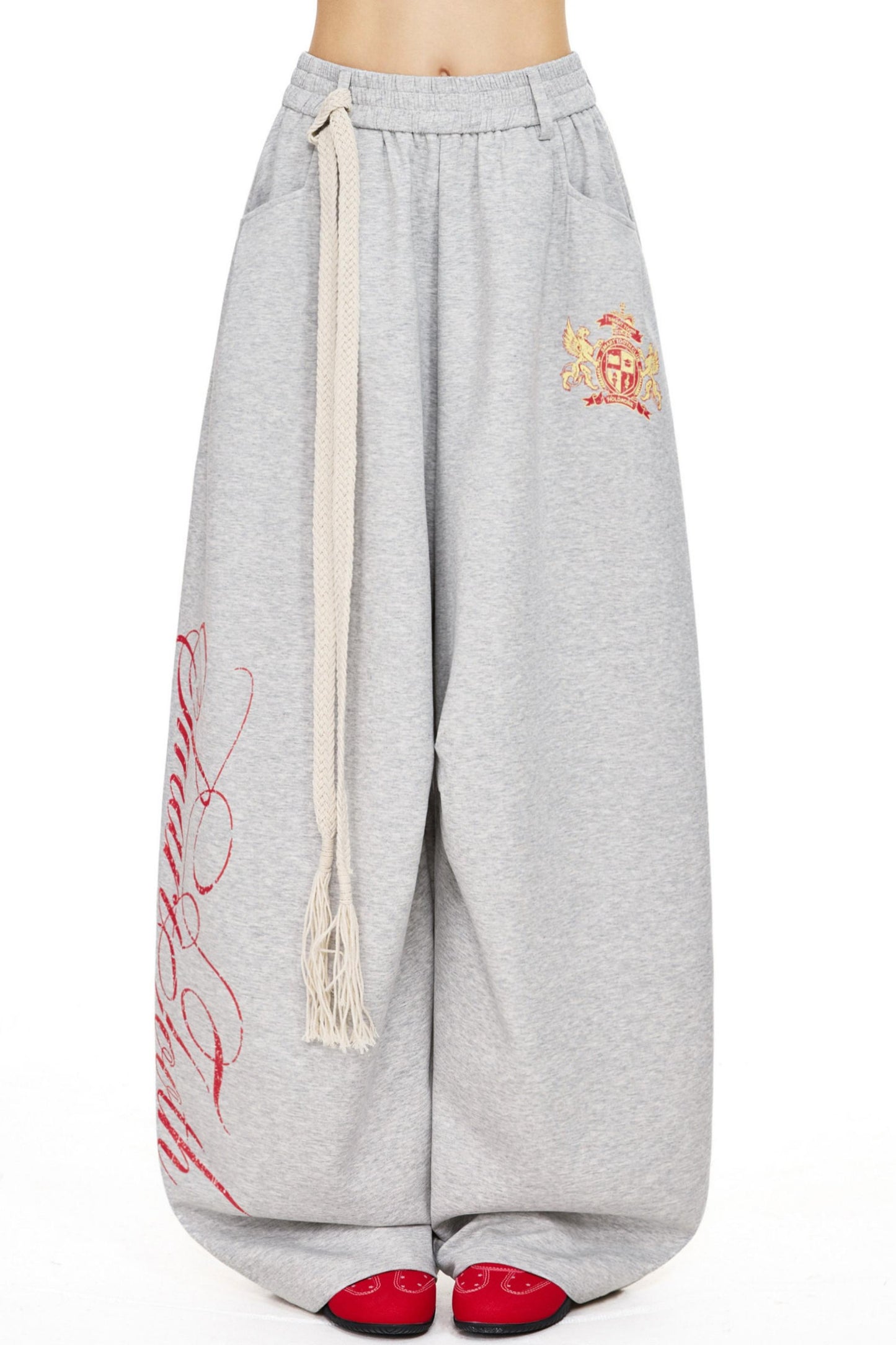 Retro Scharfe Mädchen Druckhose