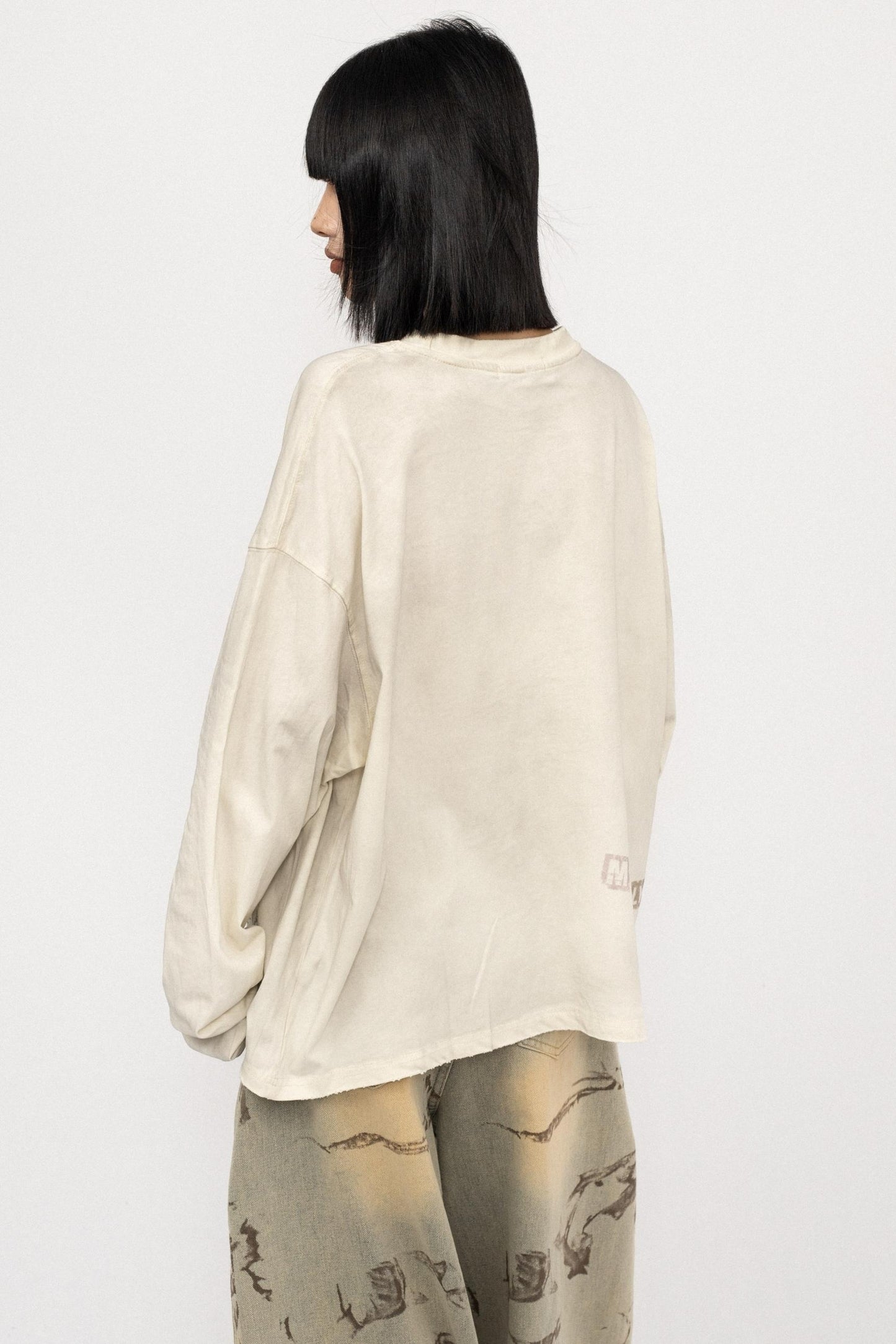 Vintage Cotton Long Sleeve Top