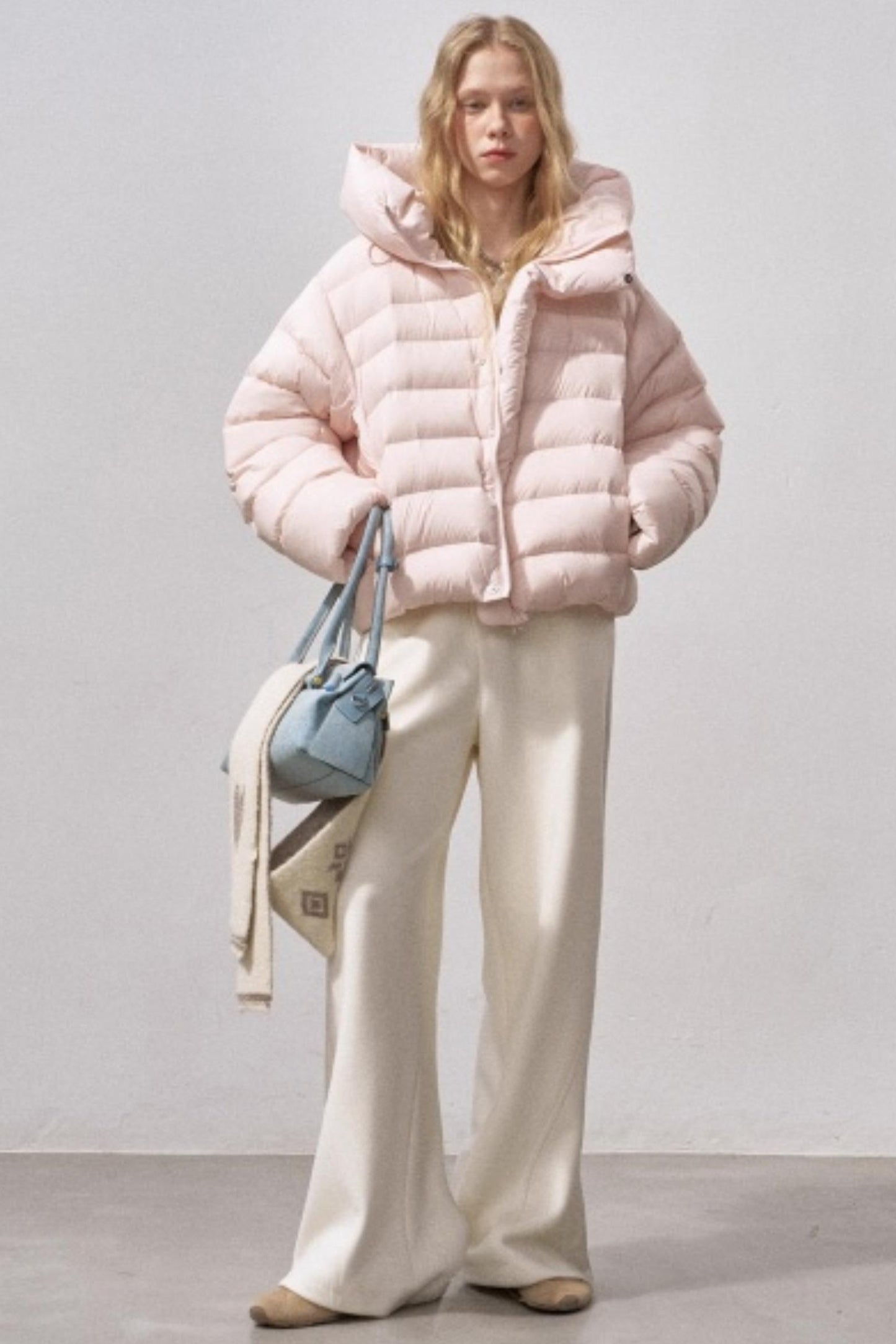 Wool Blend Scimitar Pants