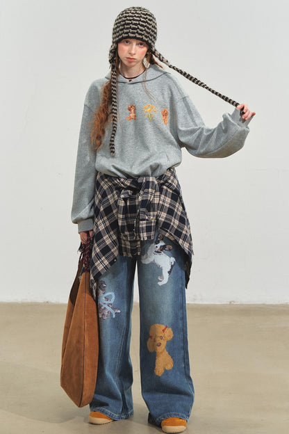 Cute Pet Party Hooded Top