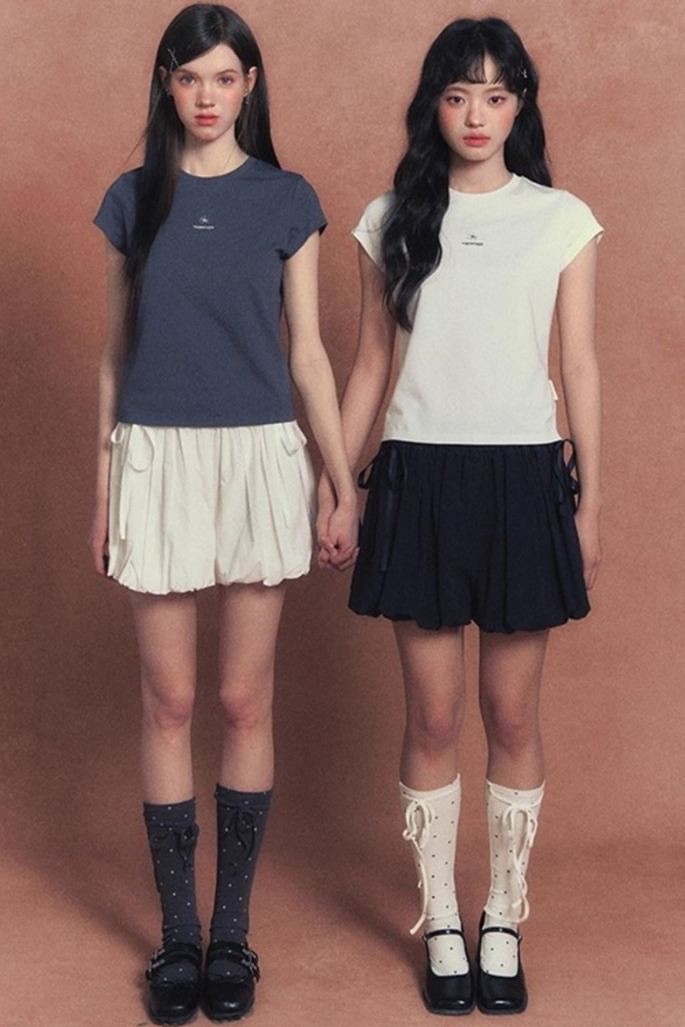 Bloomers Skirts Elastic Tie Bud Shorts Skirt