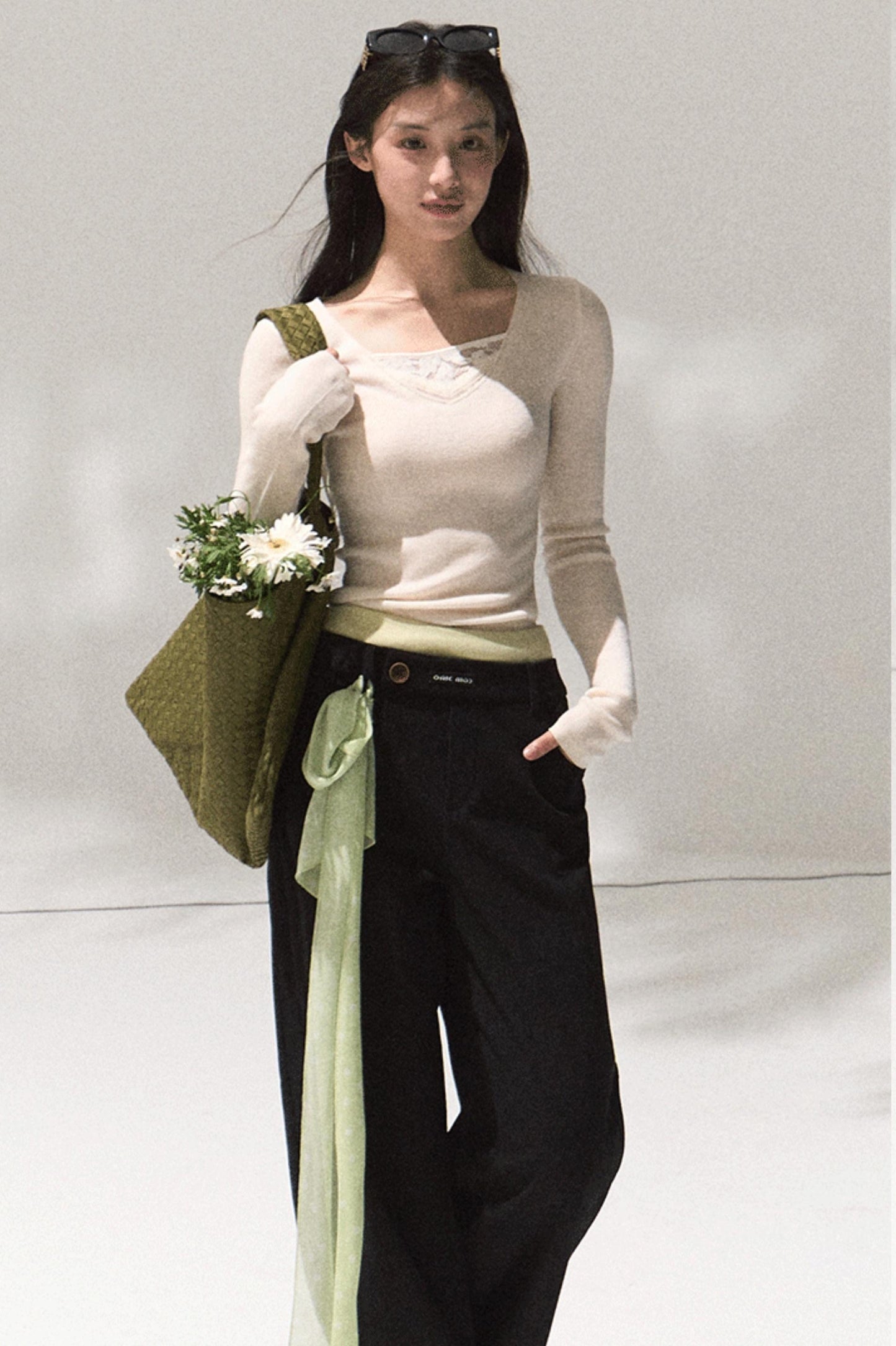 Narrow Stream Fit Pants