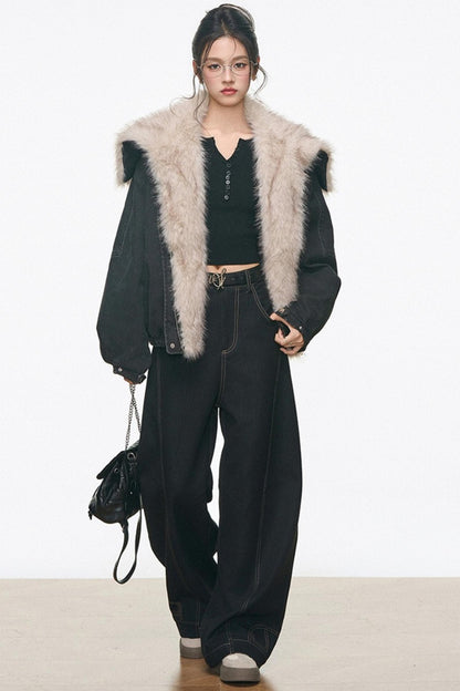 Wool Cargo Scimitar Pants Jacket Set-Up