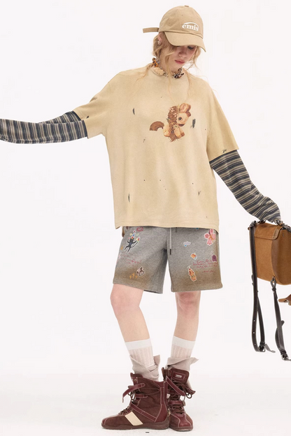 Blooming Soon Spliced Top