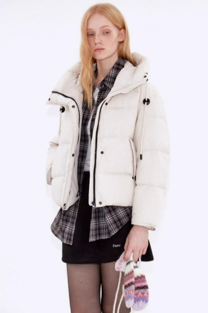 Lightweight Hooded Down Jacket