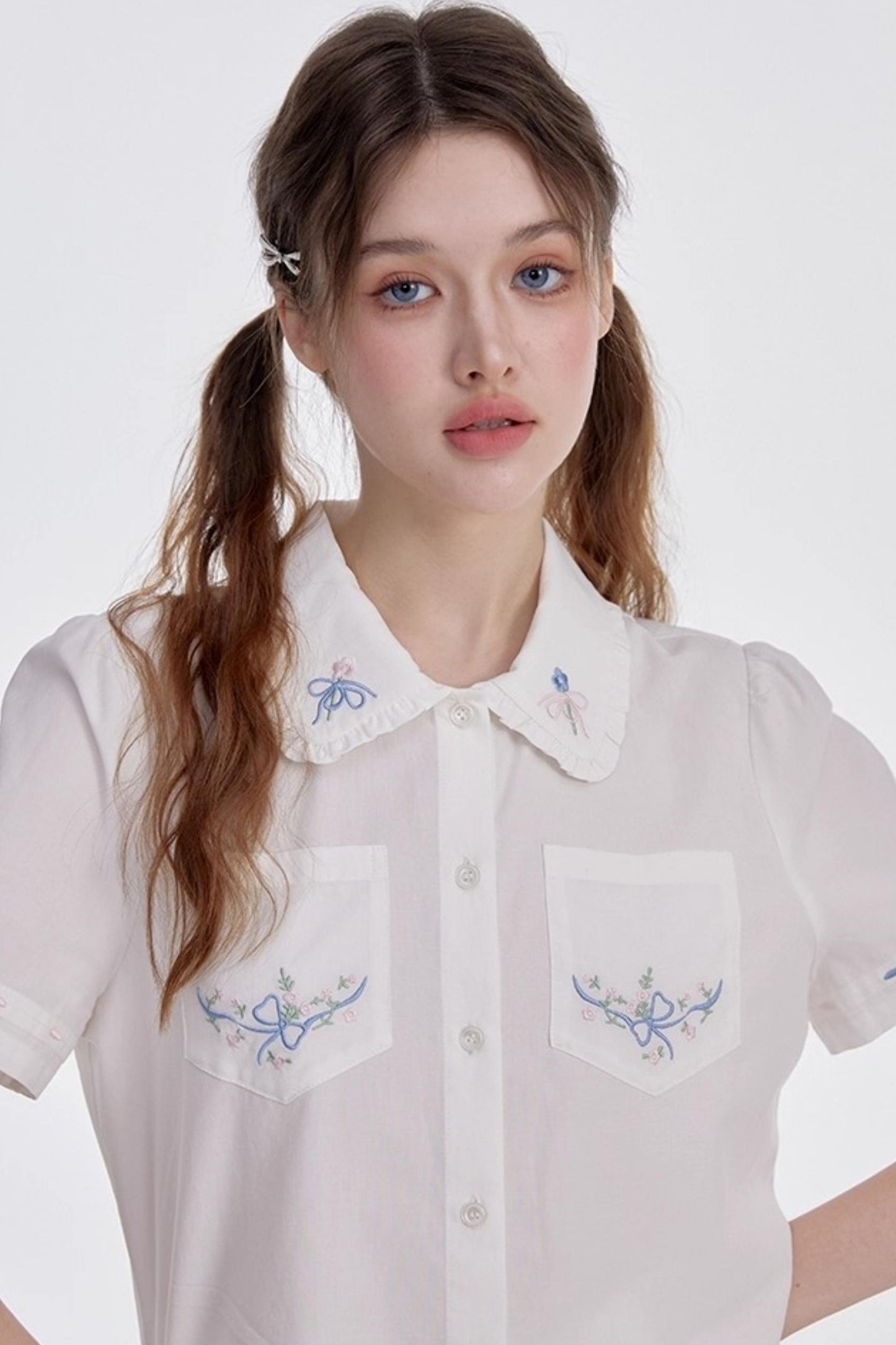 White Shirt Skirt Set-Up