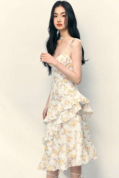 Yellow Rose Cami Dress