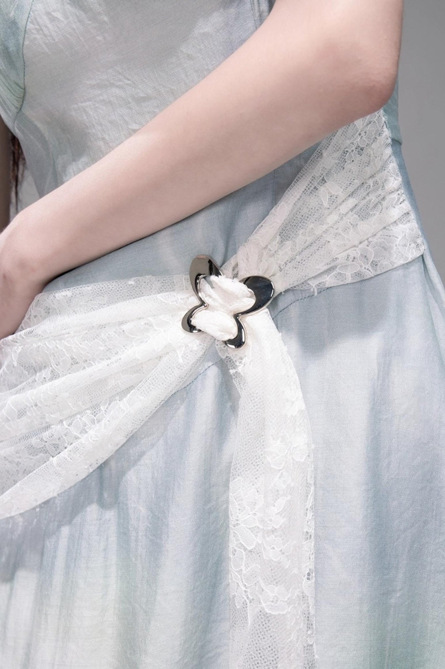 Blue Halterneck Dress