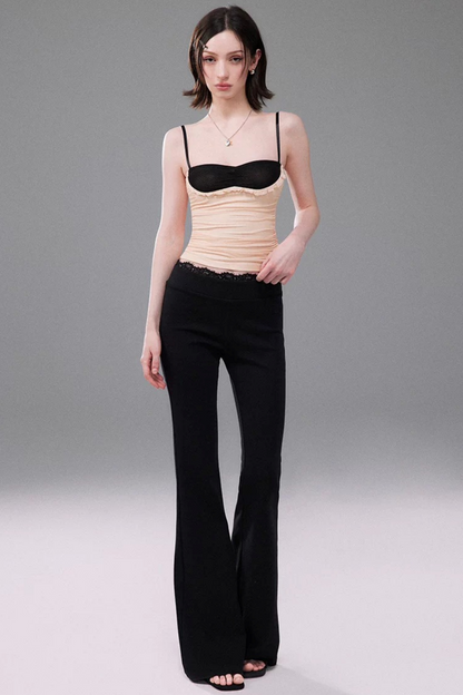 Mesh Patchwork Camisole