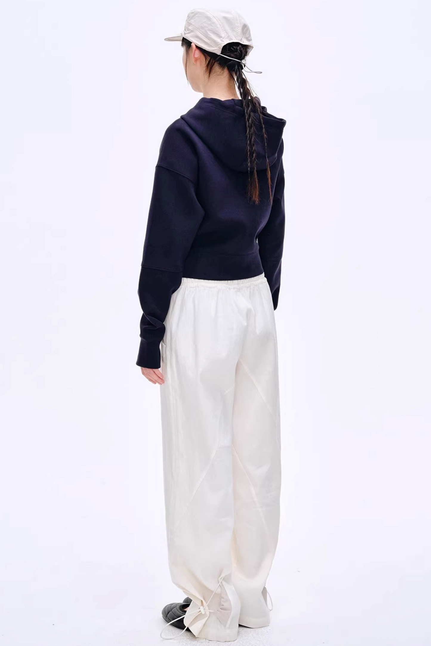 Lyocell Blend Color-Block Pants