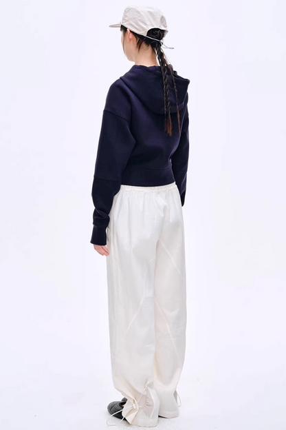 Lyocell Blend Color-Block Pants