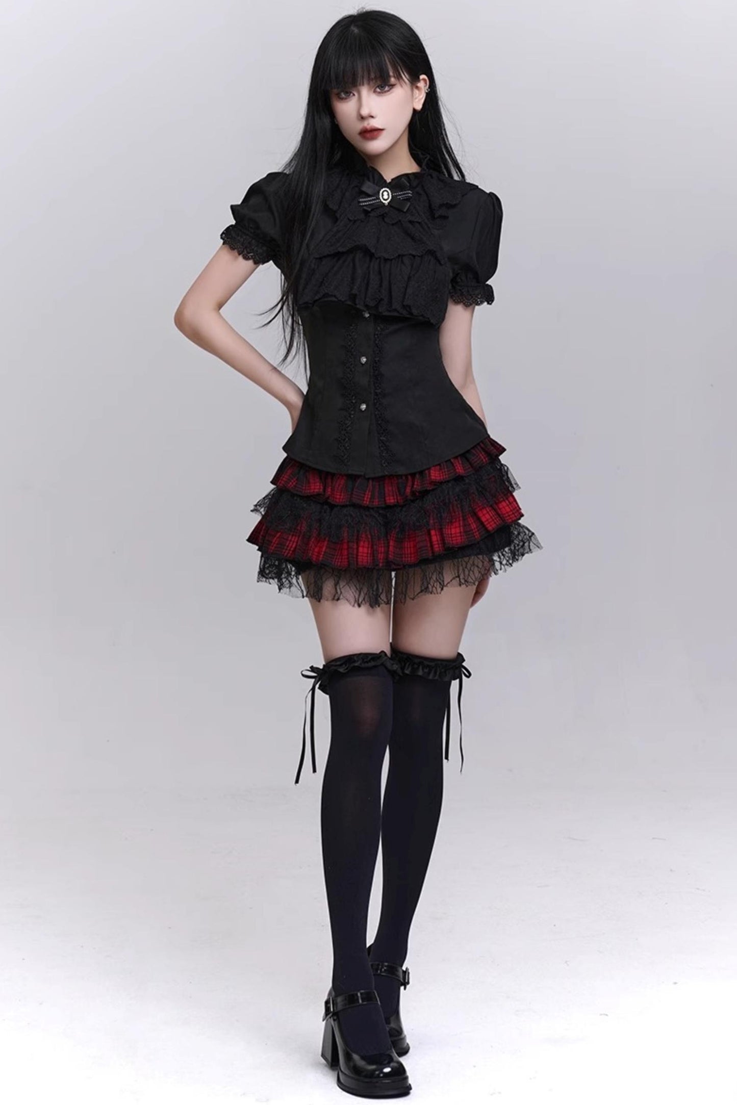 Gothic Ghost Black Shirt